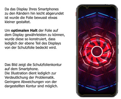 1x Schutzfolie klar für nubia Red Magic 3s Display (5)