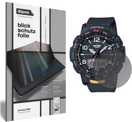 Blickschutzfolie für Casio PRT-B50 Pro Trek matt S (1)