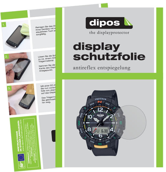6x Schutzfolie matt für Casio PRT-B50 Pro Trek Dis (1)