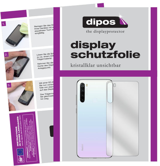 1x Schutzfolie klar für Xiaomi Redmi Note 8T Rücks (1)