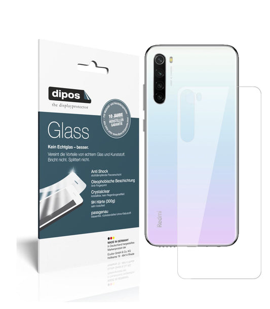 2x 9H Schutzfolie für Xiaomi Redmi Note 8T Rücksei (1)