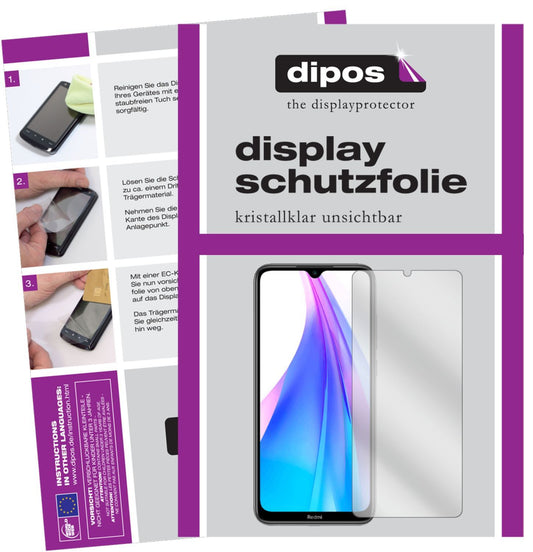 5x Schutzfolie klar für Xiaomi Redmi Note 8T Displ (1)