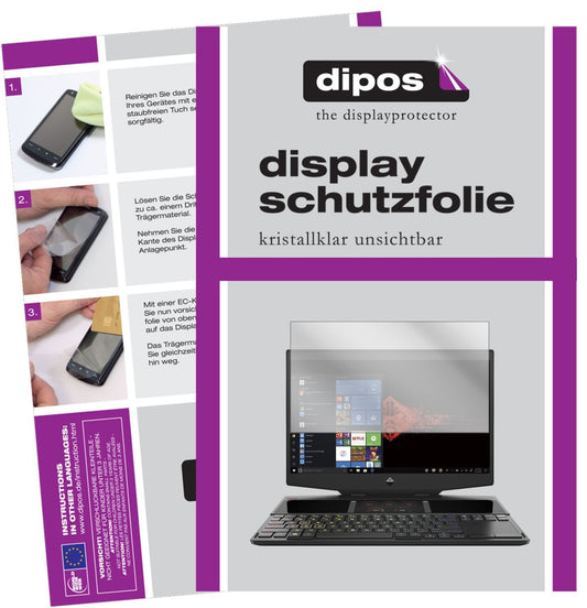 2x Schutzfolie klar für HP Omen X 2S Display-Schut (1)