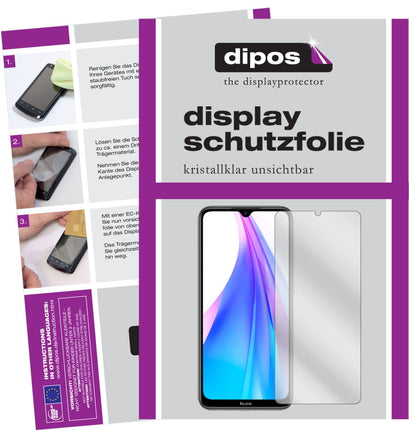 4x Schutzfolie klar für Xiaomi Redmi Note 8T Displ (1)