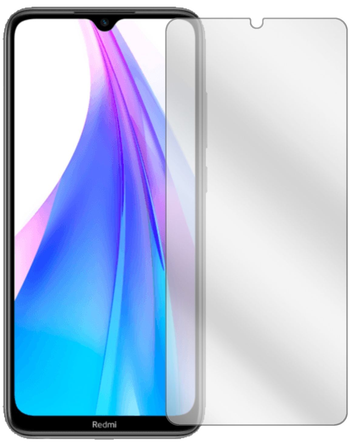 2x Schutzfolie klar für Xiaomi Redmi Note 8T Displ (2)