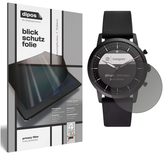 Blickschutzfolie für Fossil Hybrid HR matt Schutzf (1)
