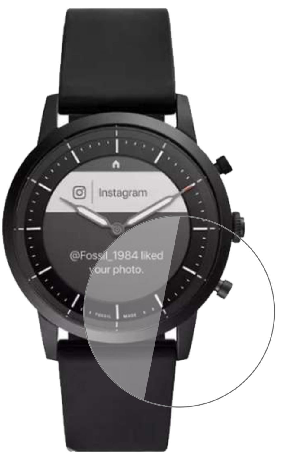 2x 9H Schutzfolie für Fossil Hybrid HR Panzerfolie (2)