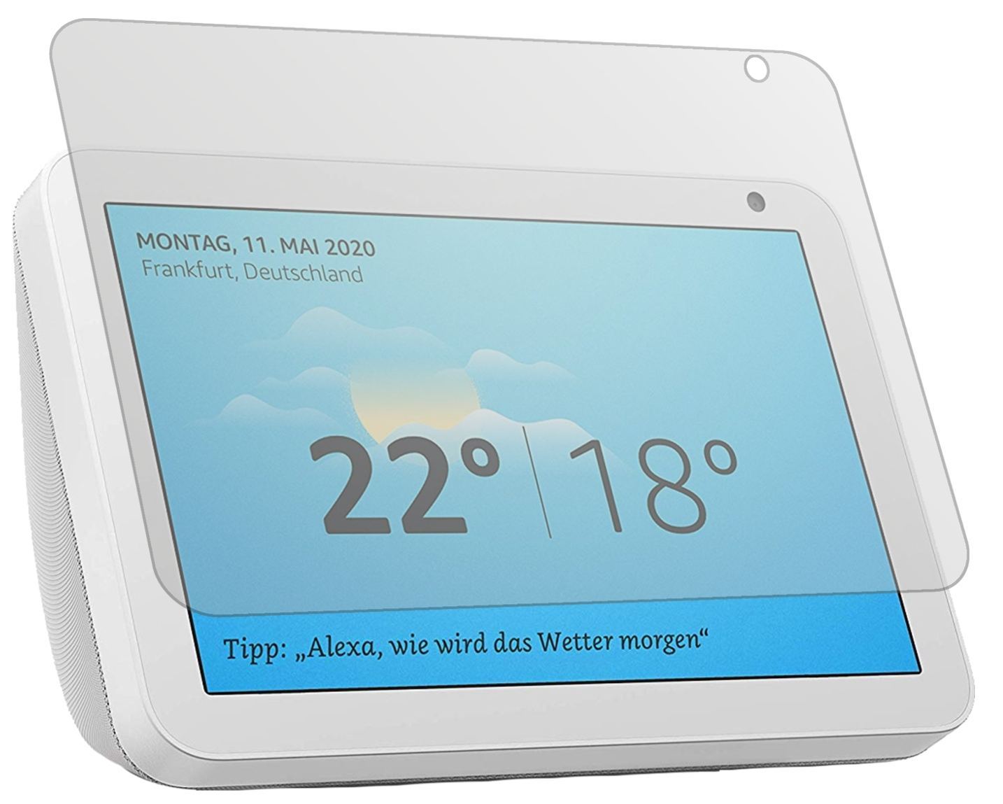 2x Schutzfolie matt für Amazn Echos Show 8 Display (2)