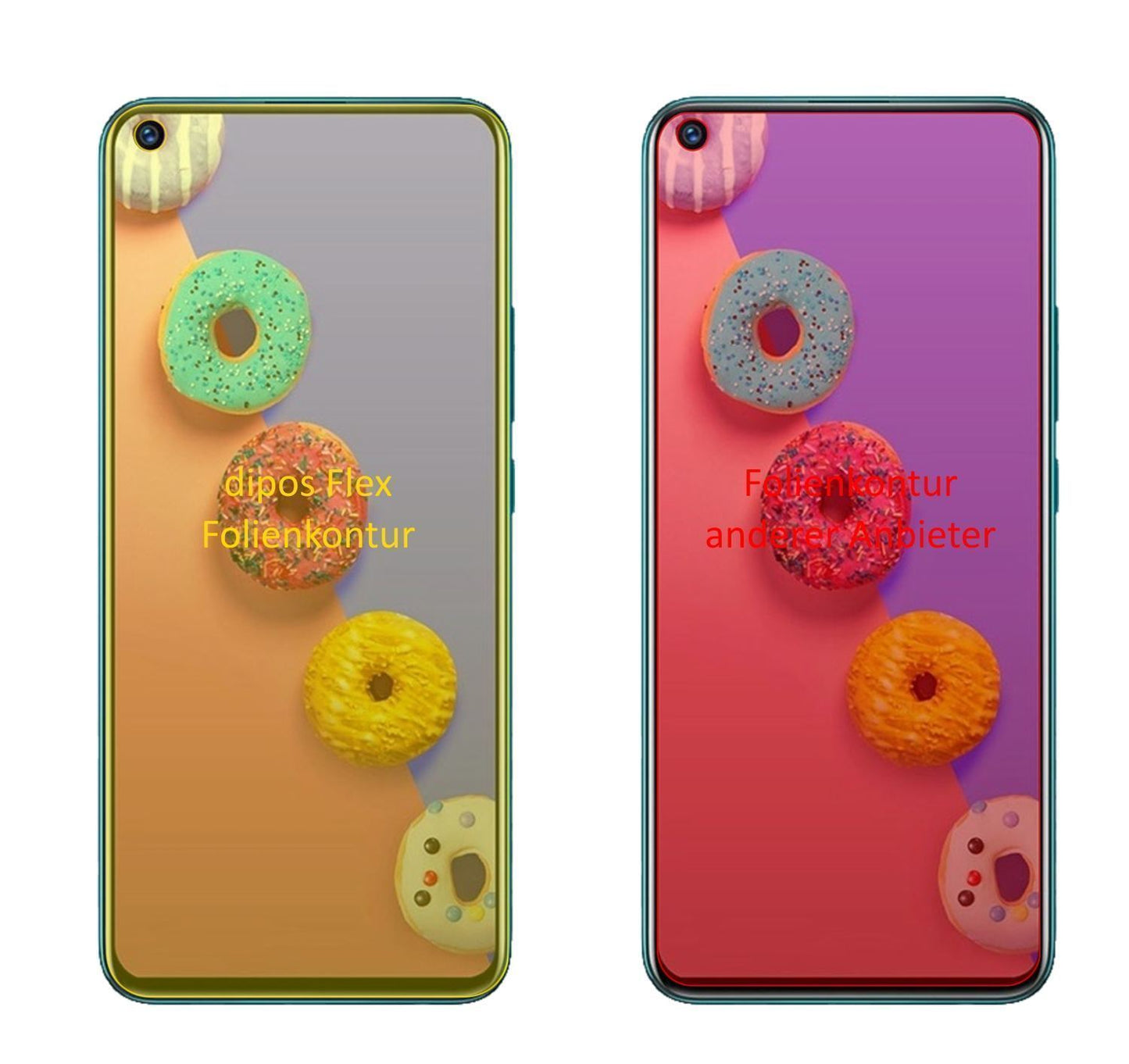 2x 3D Full Cover Schutzfolie für Infinix S5 (2)