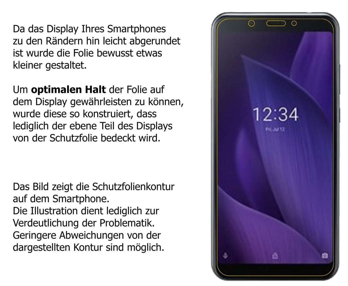 2x 9H Schutzfolie für Sharp Aquos V Panzerfolie (3)