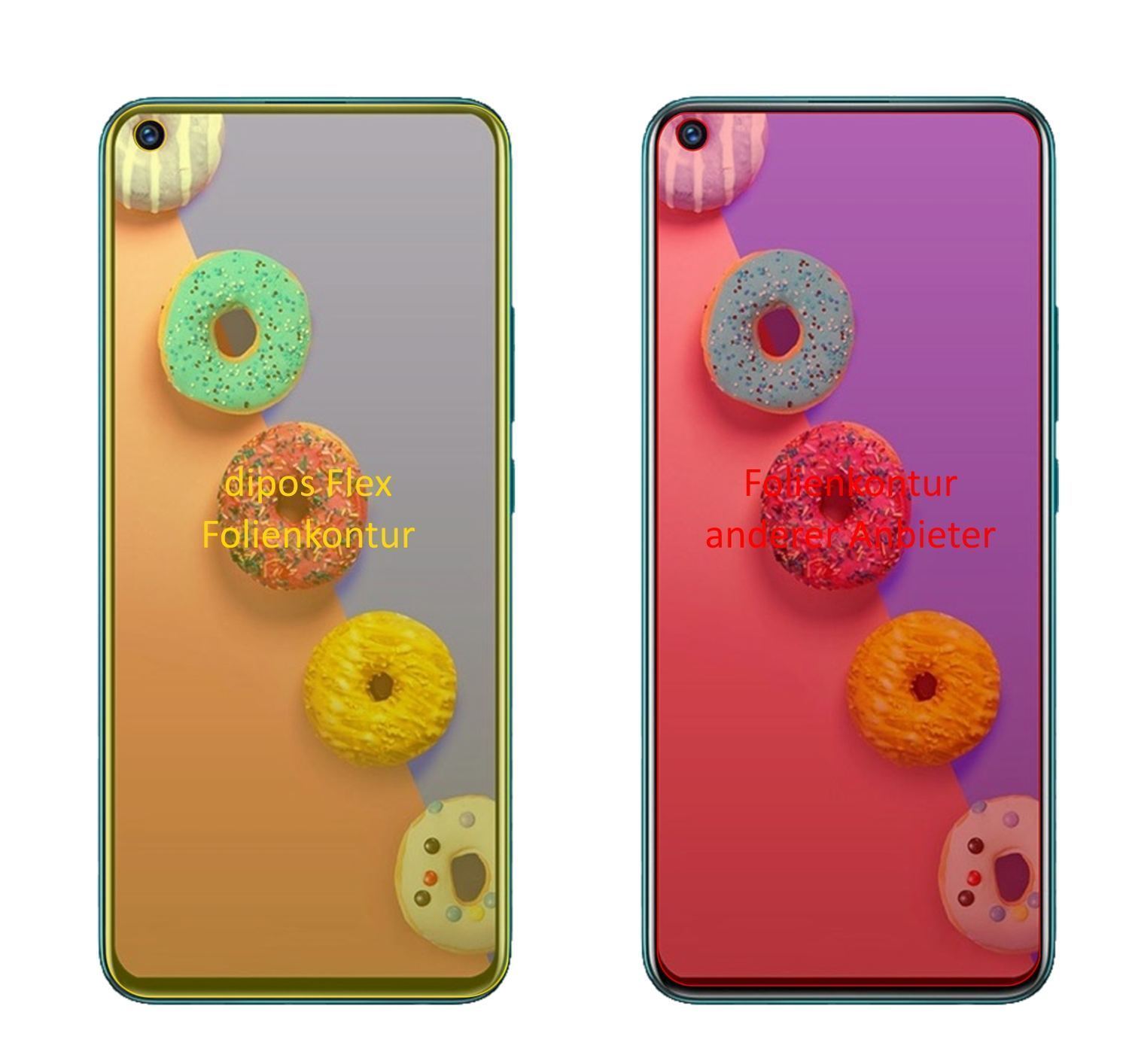 3x 3D Full Cover Schutzfolie für Infinix S5 (2)