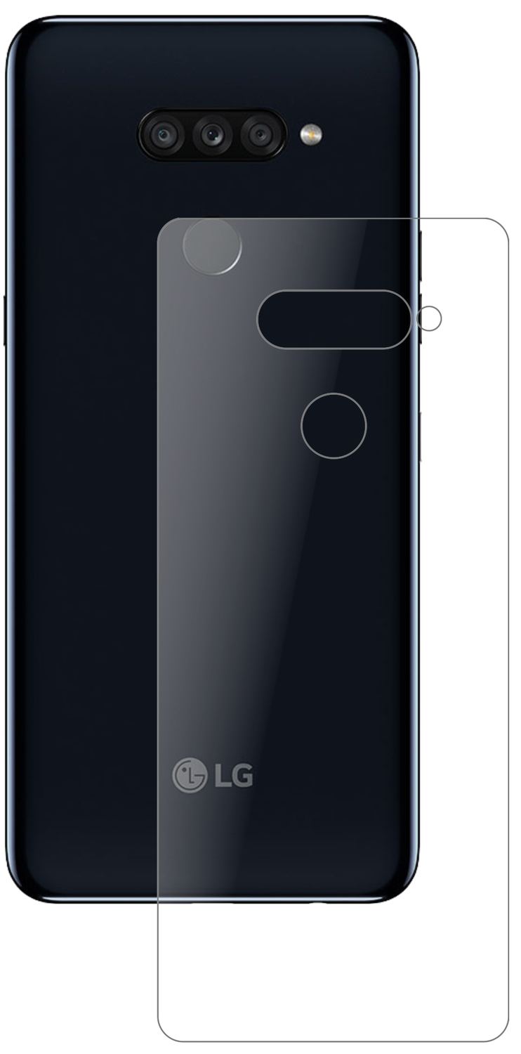1x 9H Schutzfolie matt für LG K50S Rückseite Panze (2)