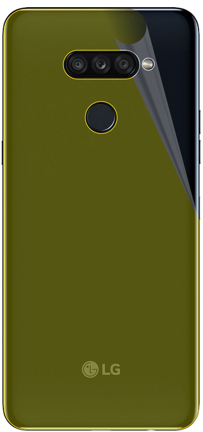 2x 3D Full Cover Schutzfolie für LG K50S Rückseite (3)