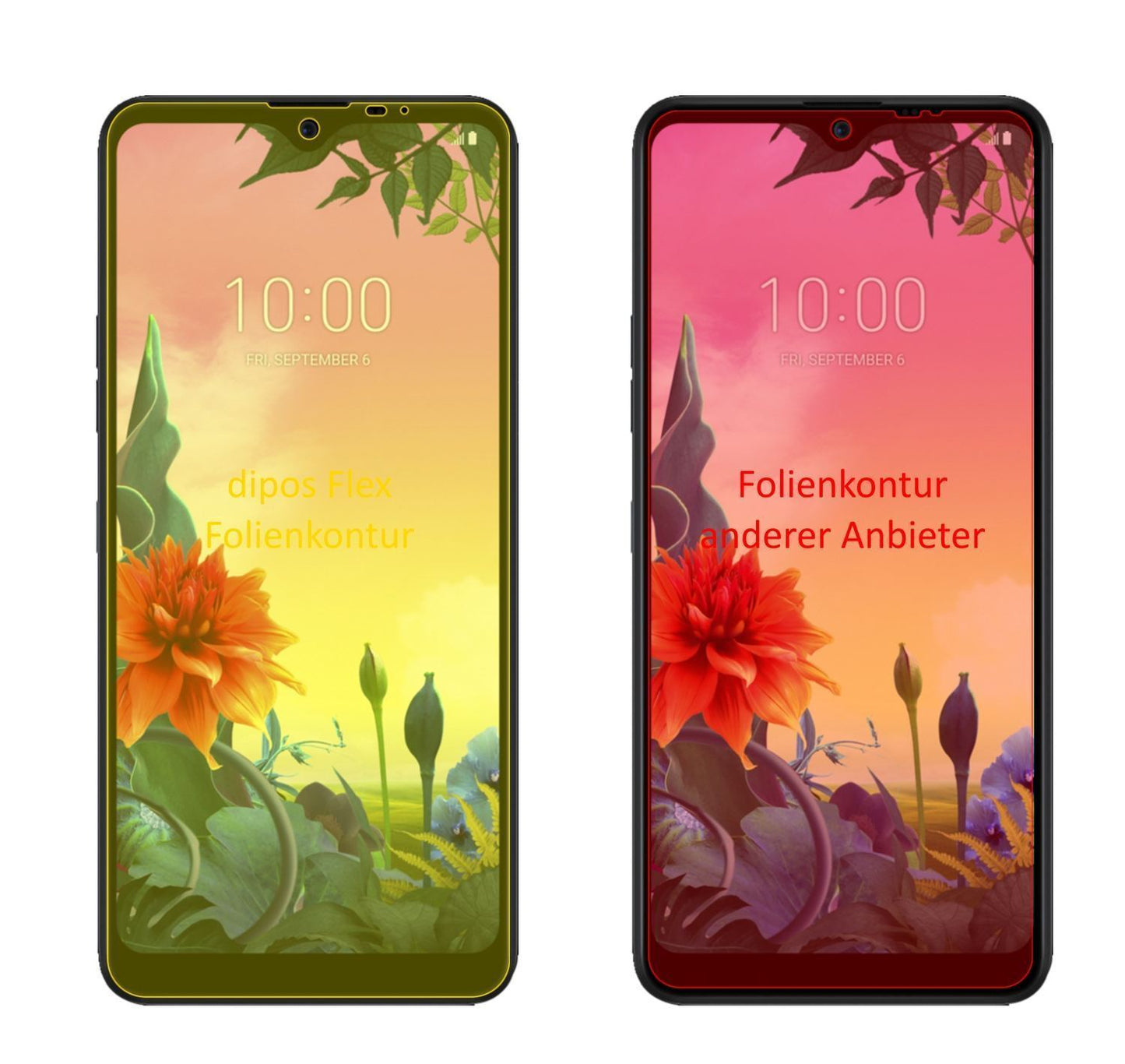 3x 3D Full Cover Schutzfolie für LG K50S (2)