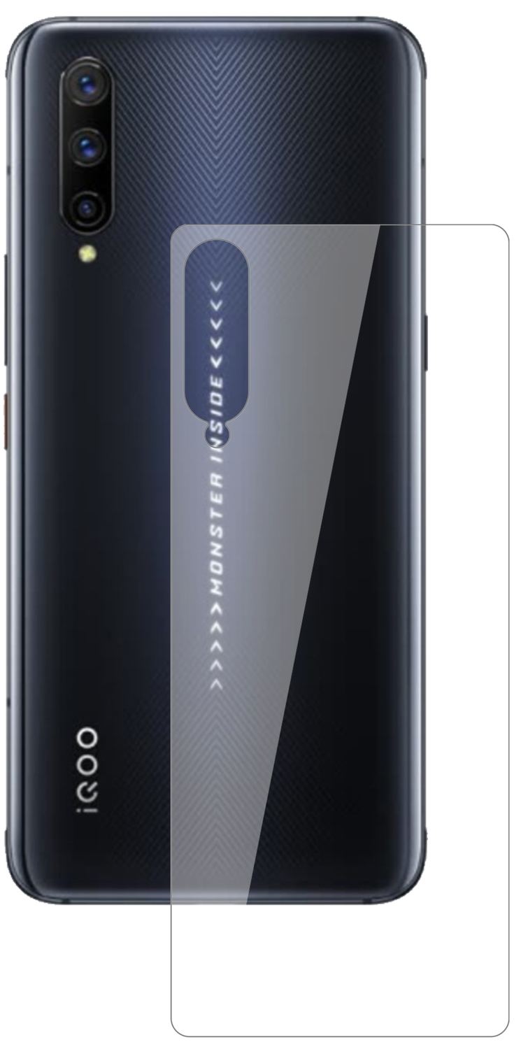 1x 9H Schutzfolie für Vivo IQOO Pro Rückseite Panz (2)