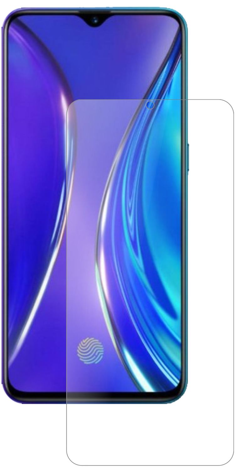 1x 9H Schutzfolie matt für Oppo Realme X2 Panzerfo (2)