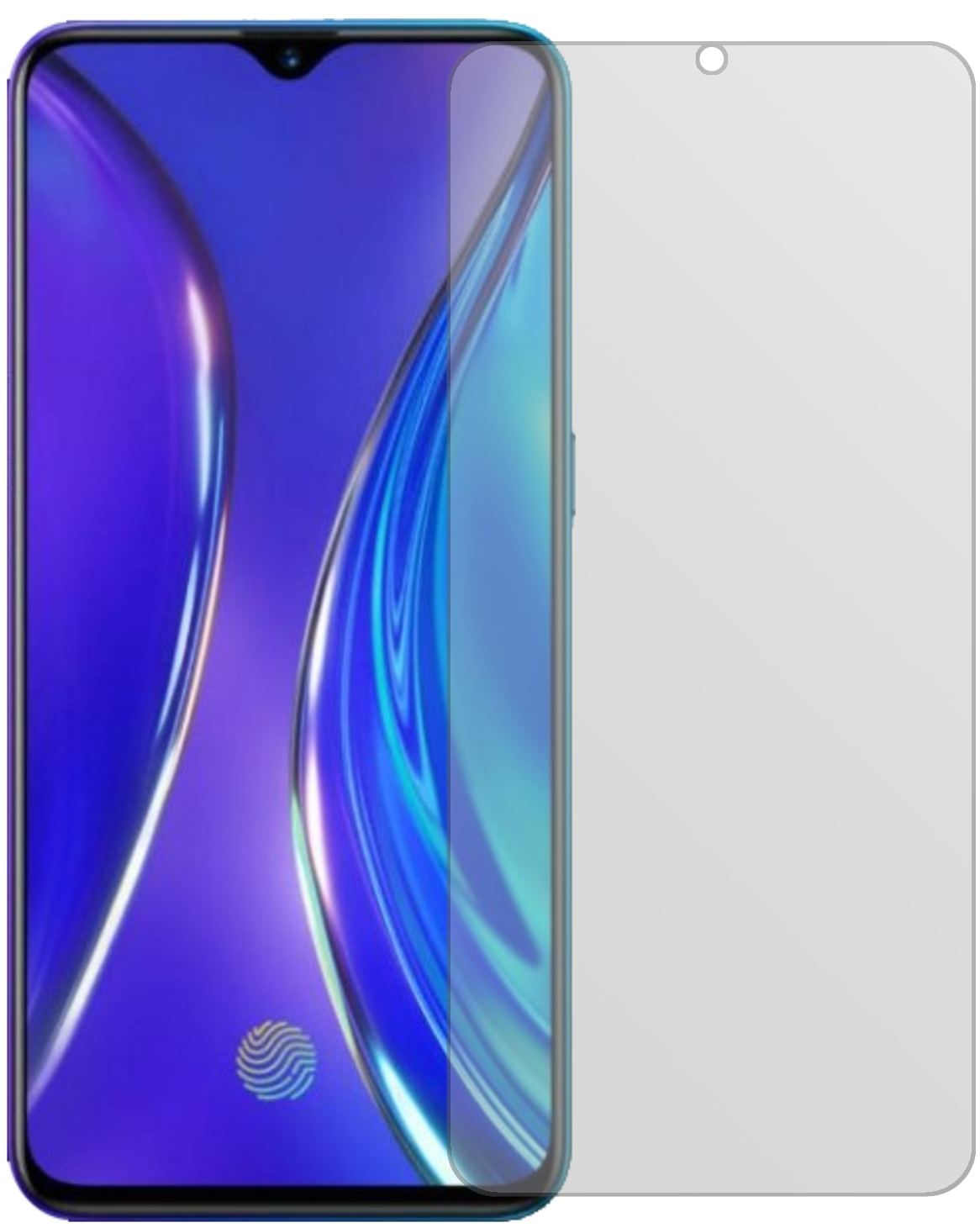 5x Schutzfolie matt für Oppo Realme X2 Display-Sch (2)