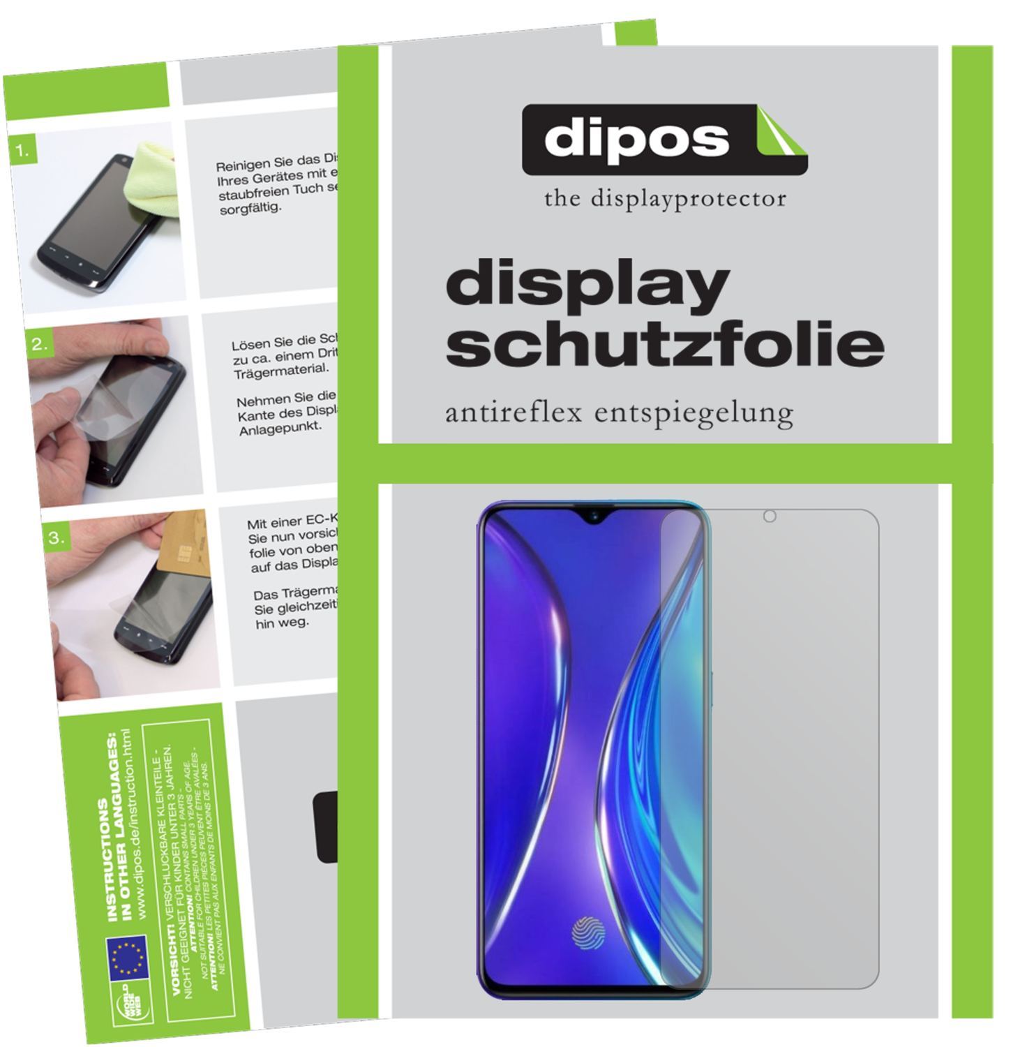 4x Schutzfolie matt für Oppo Realme X2 Display-Sch (1)
