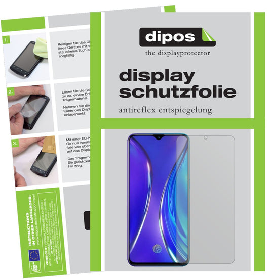 2x Schutzfolie matt für Oppo Realme X2 Display-Sch (1)