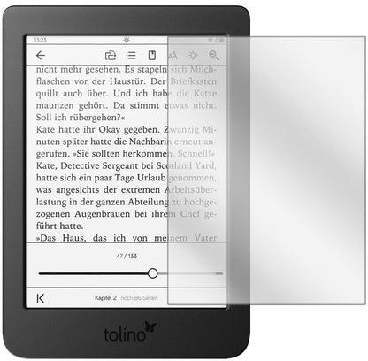 1x Schutzfolie klar für Tolino Page 2 Display-Schu (2)