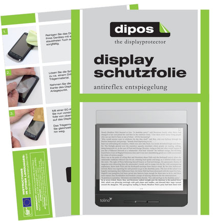 2x Schutzfolie matt für Tolino Epos 2 Display-Schu (1)