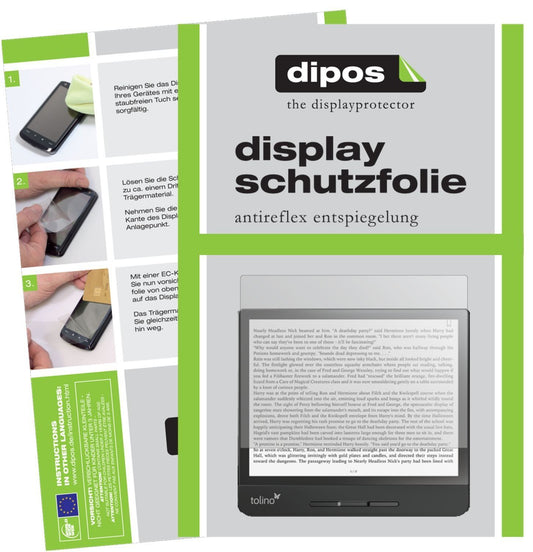 2x Schutzfolie matt für Tolino Epos 2 Display-Schu (1)