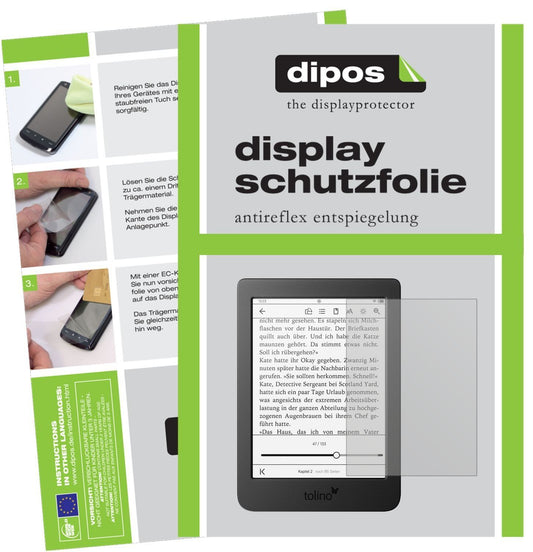 2x Schutzfolie matt für Tolino Page 2 Display-Schu (1)