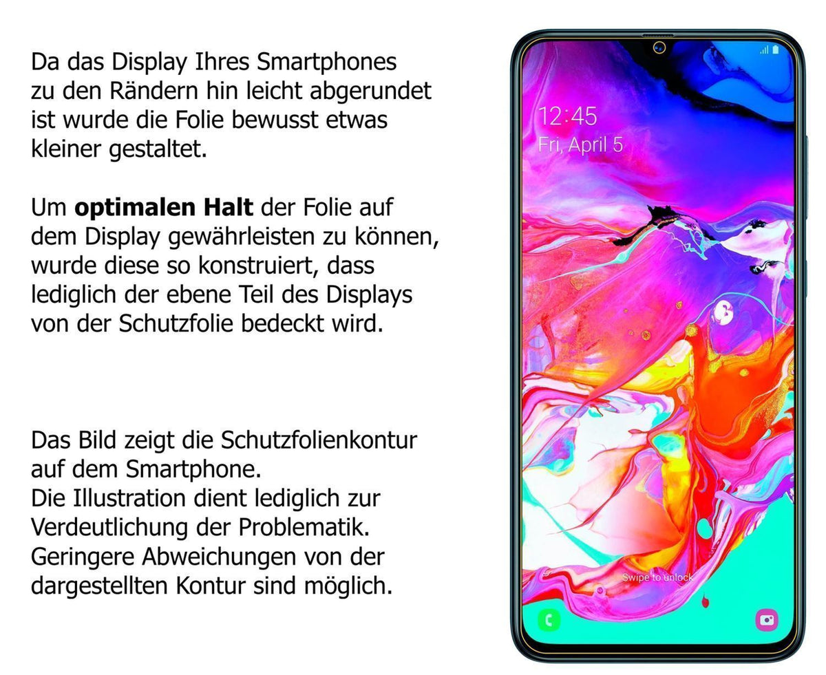 2x 9H Schutzfolie matt für Samsung Galaxy A70s Pan (3)