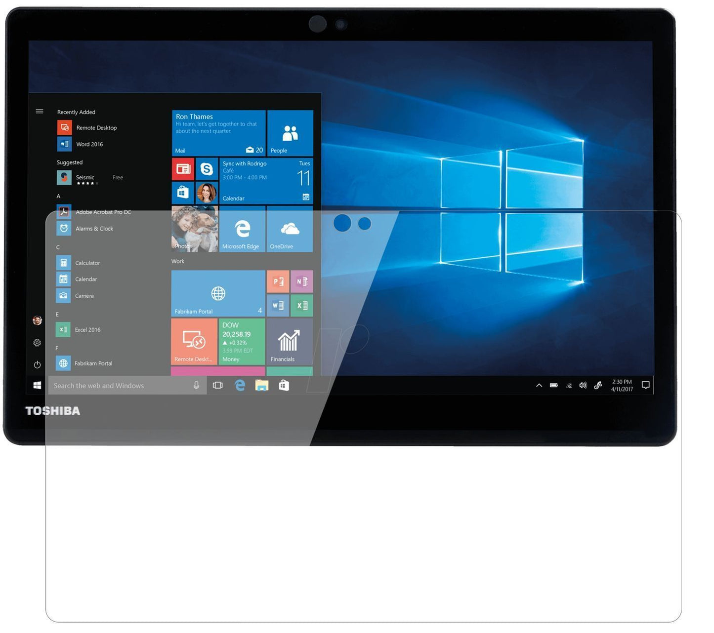1x 9H Schutzfolie für Dynabook Portege X30T-E-109  (2)