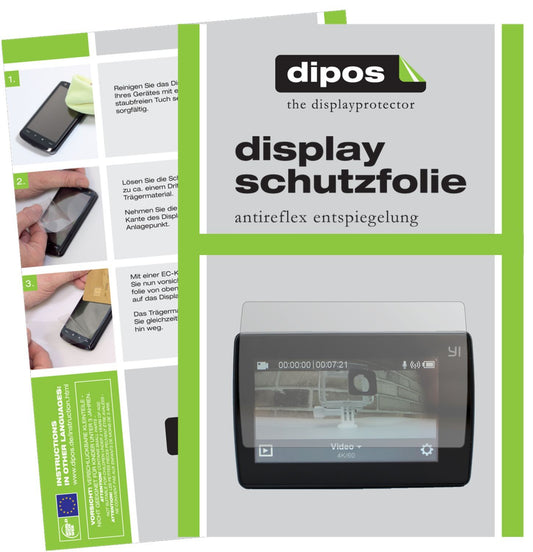 5x Schutzfolie matt für YI 4K Plus Display-Schutzf (1)