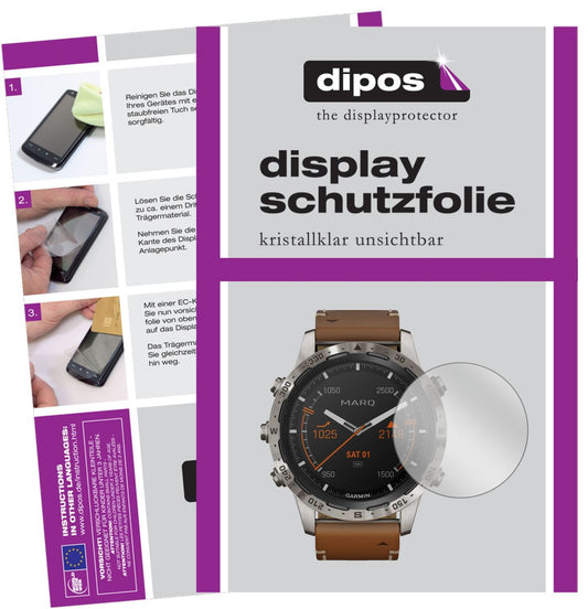5x Schutzfolie klar für Garmin MARQ Adventurer Dis (1)