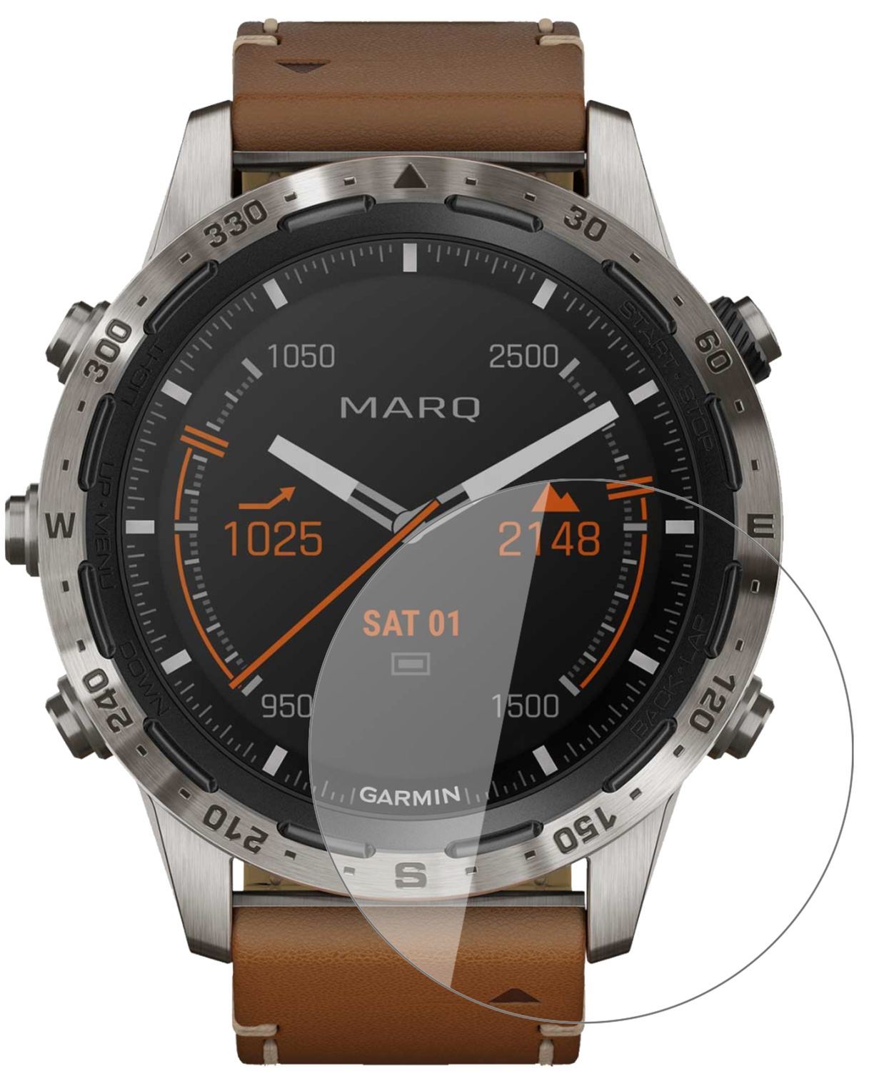 2x 9H Schutzfolie für Garmin MARQ Adventurer Panze (2)