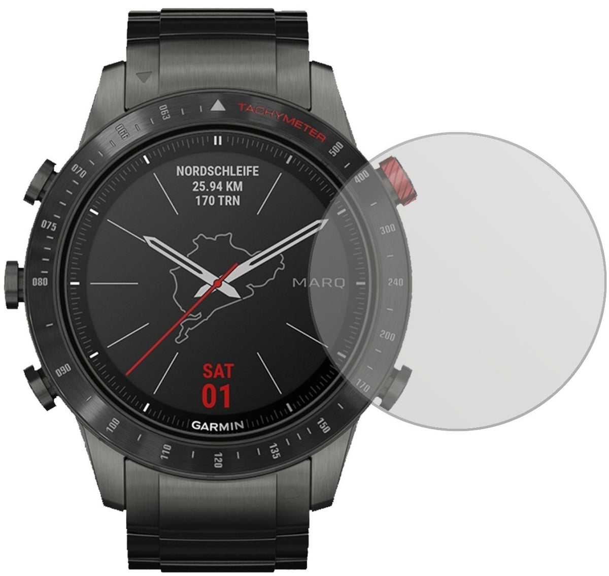 1x Schutzfolie matt für Garmin MARQ Driver Display (2)