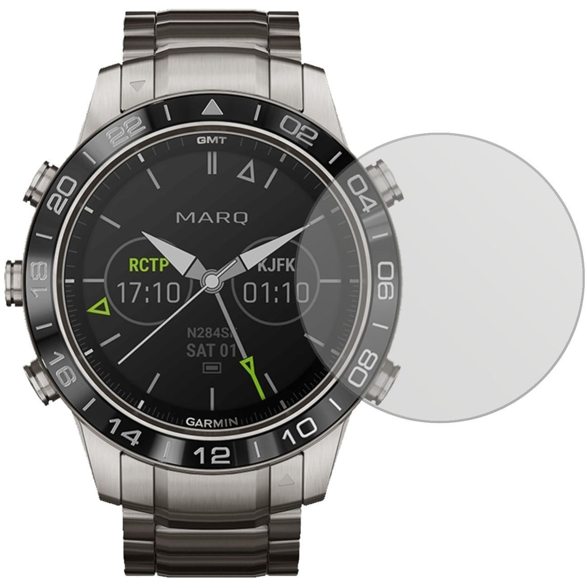 2x Schutzfolie matt für Garmin MARQ Aviator Displa (2)