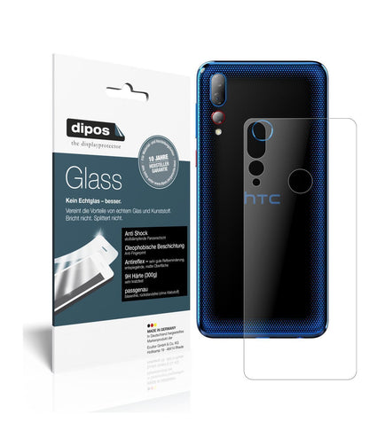 2x 9H Schutzfolie matt für HTC Desire 19 Plus Rück (1)