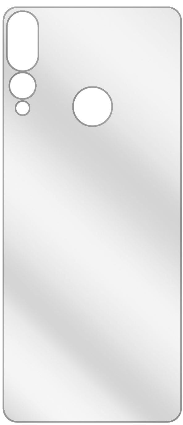 2x Schutzfolie klar für HTC Desire 19 Plus Rücksei (3)