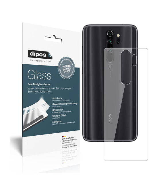 2x 9H Schutzfolie für Xiaomi Redmi Note 8 Pro Rück (1)