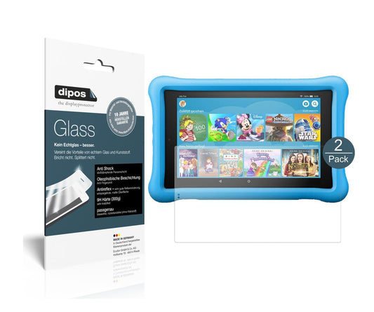 1x 9H Schutzfolie matt für Amazon Fire HD 10 Kids  (1)