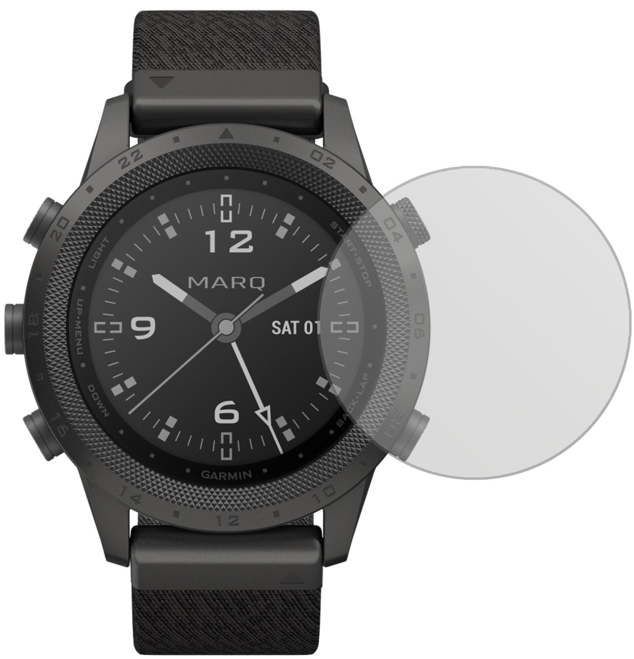 1x Schutzfolie matt für Garmin MARQ Commander Disp (2)