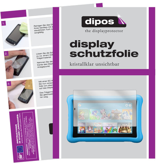2x Schutzfolie klar für Amazon Fire HD 10 Kids (20 (1)