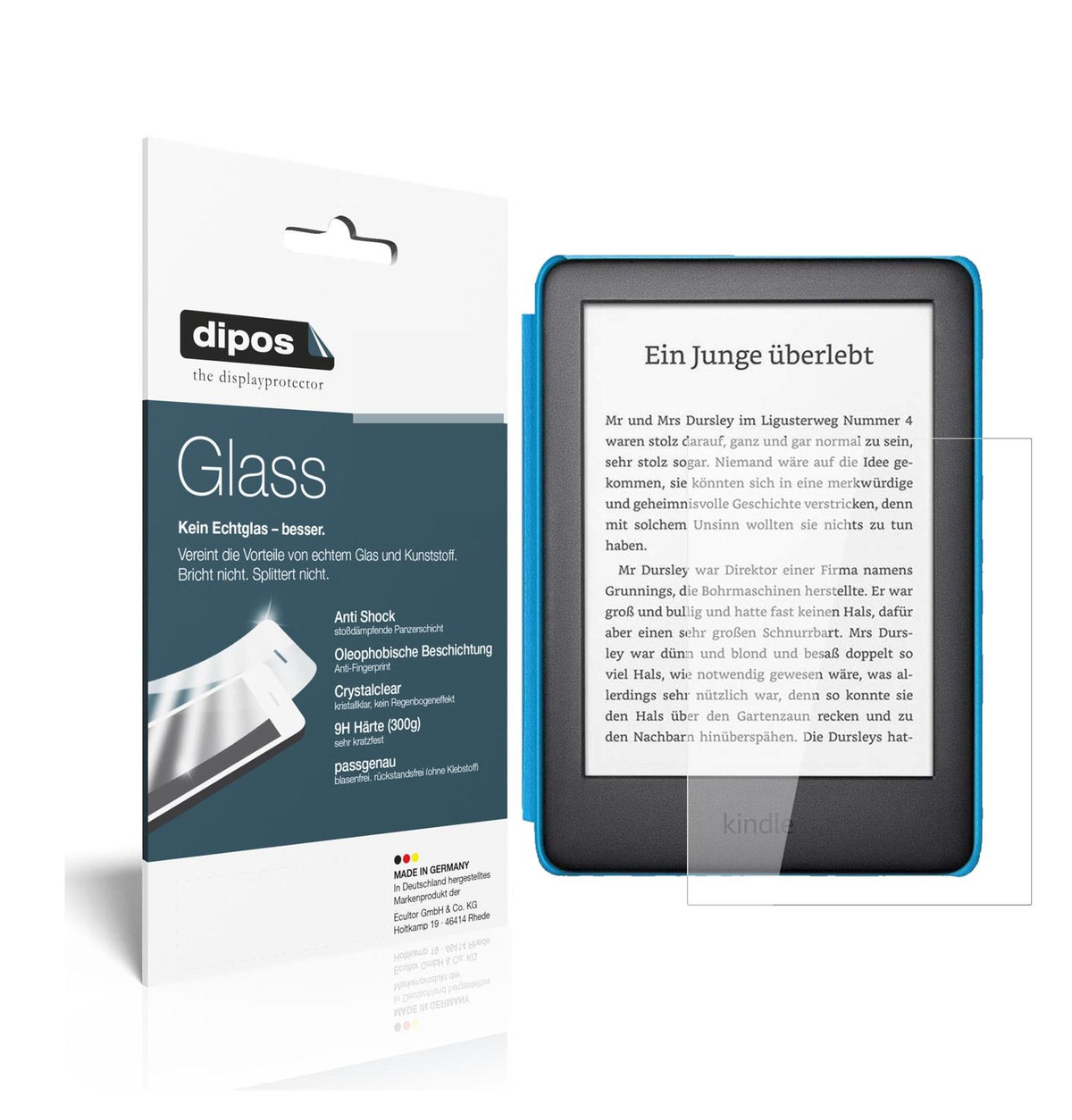 2x 9H Schutzfolie für Amazon Kindle Kids Edition ( (1)