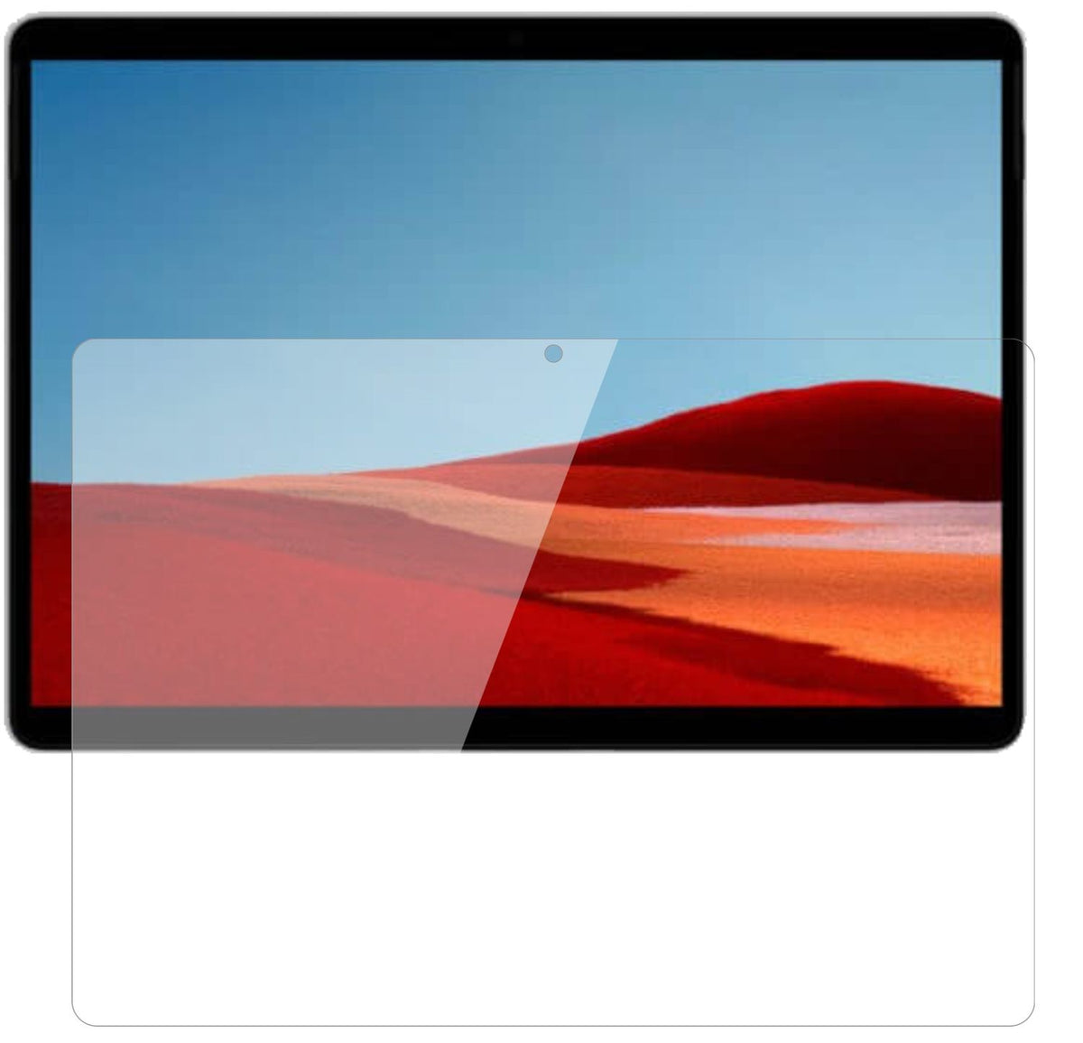 1x 9H Schutzfolie für Microsoft Surface Pro X Panz (2)