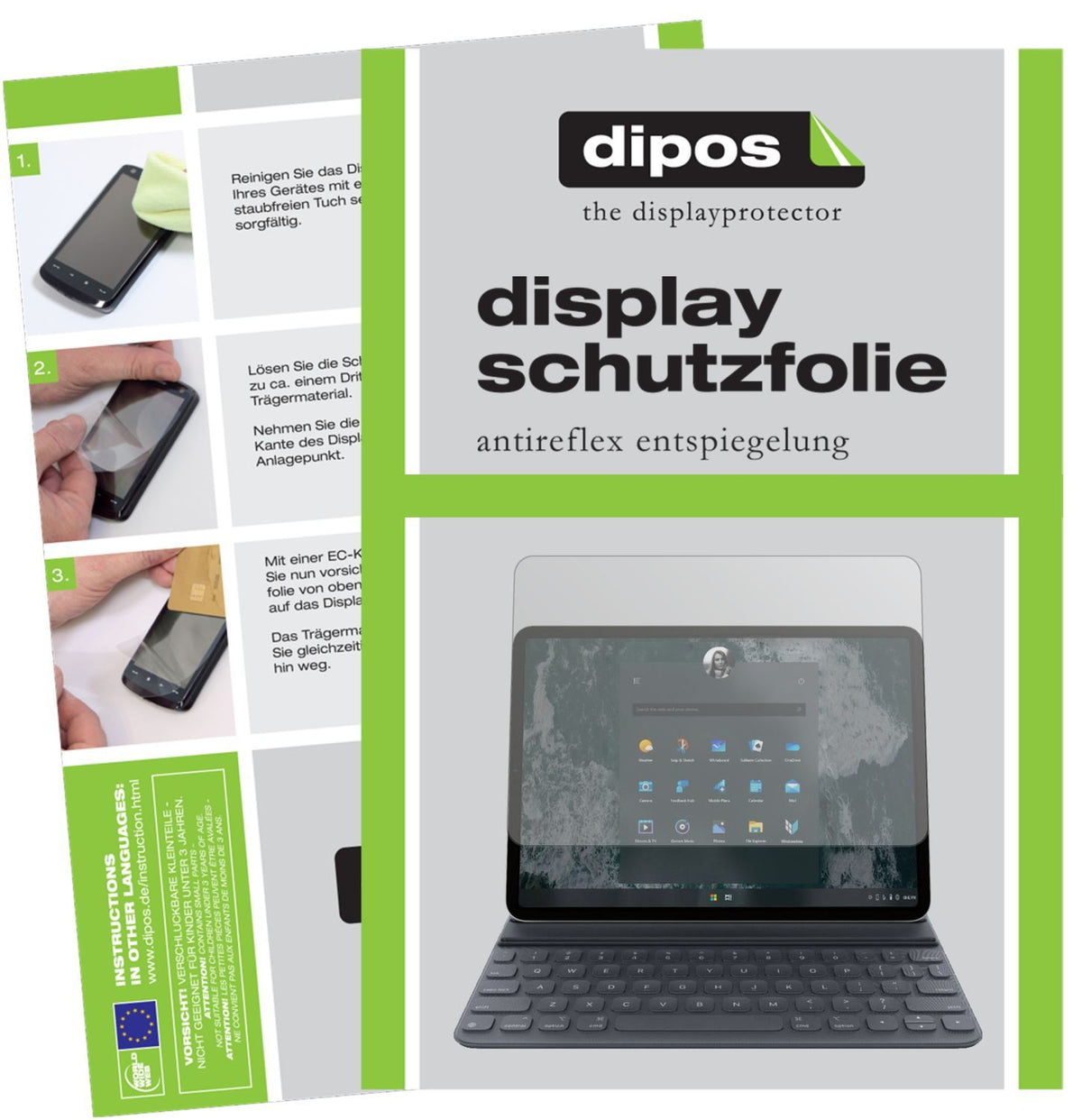 1x Schutzfolie matt für Microsoft Surface Pro 7 Di (1)
