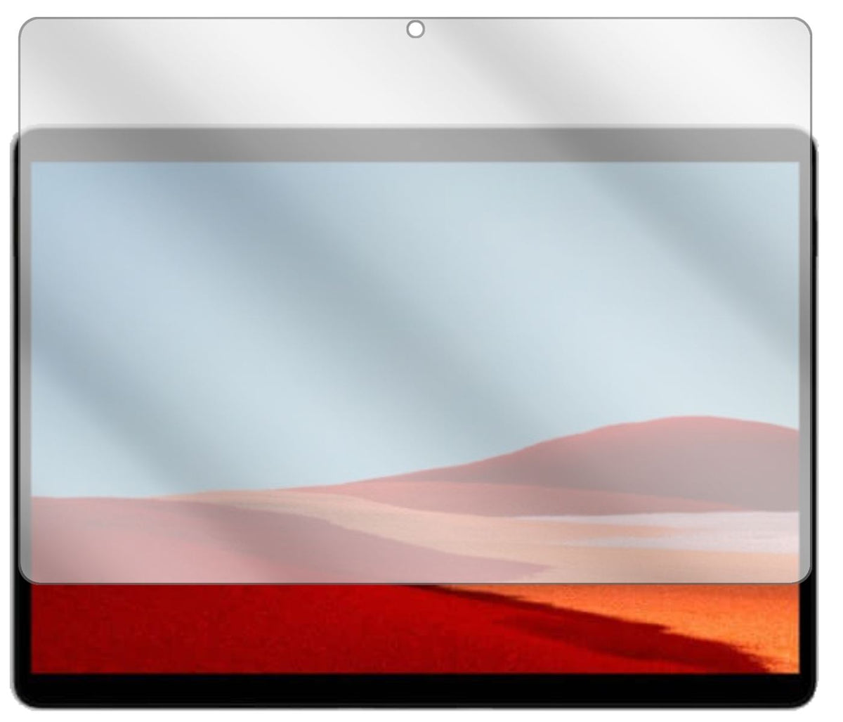 2x Schutzfolie klar für Microsoft Surface Pro X Di (2)