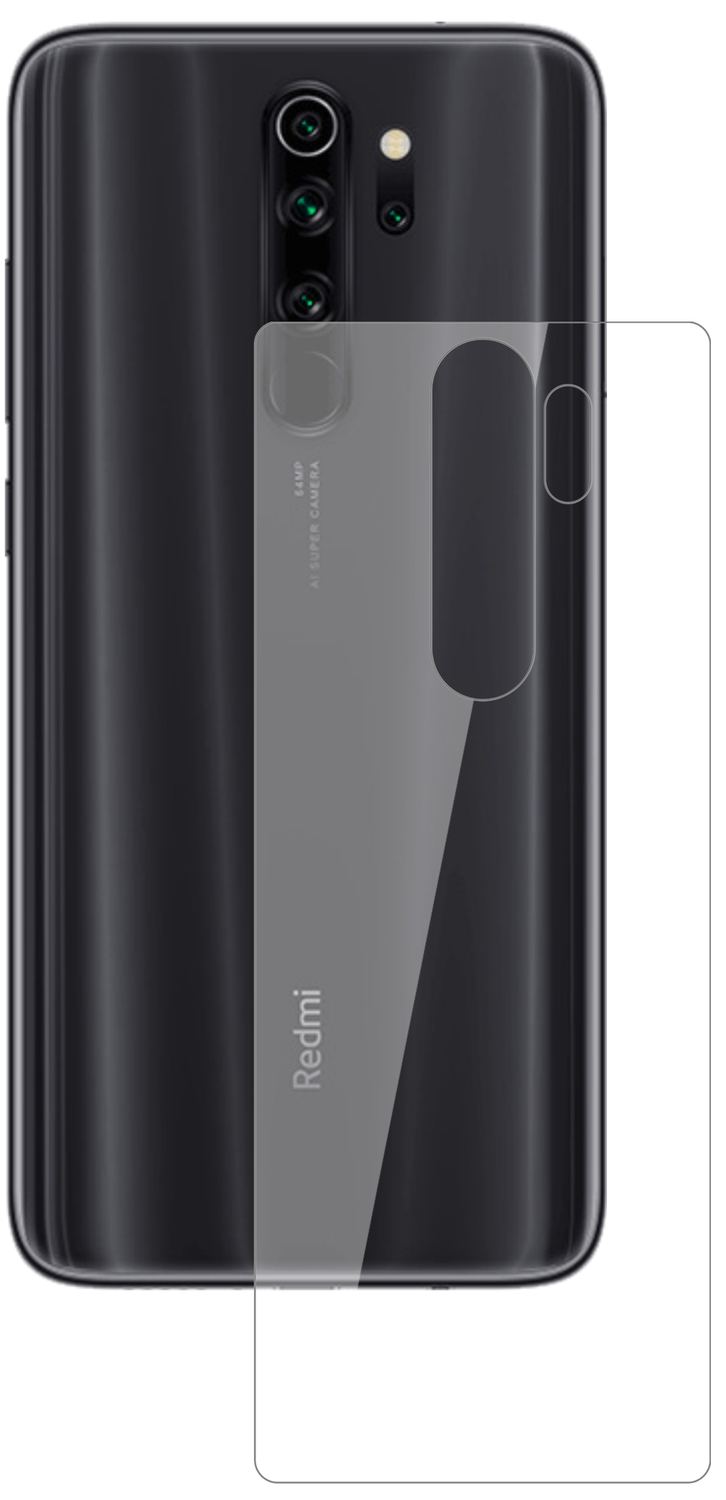 2x 9H Schutzfolie für Xiaomi Redmi Note 8 Rückseit (2)
