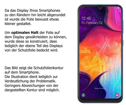 1x 9H Schutzfolie für Samsung Galaxy A90 Panzerfol (3)