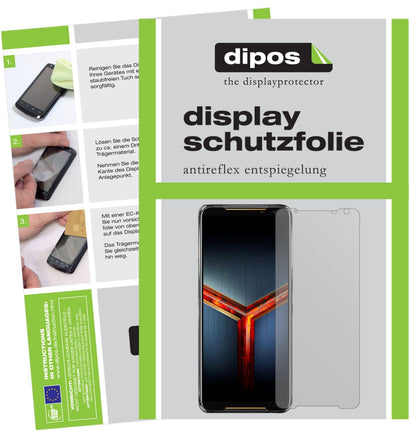 5x Schutzfolie matt für Asus ROG Phone 2 Display-S (1)