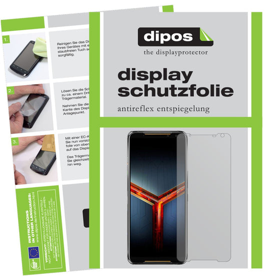 1x Schutzfolie matt für Asus ROG Phone 2 Display-S (1)