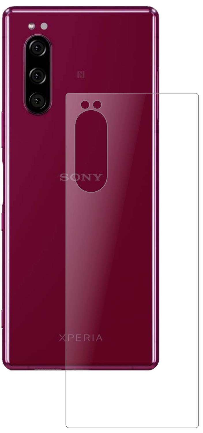 1x 9H Schutzfolie matt für Sony Xperia 5 Rückseite (2)