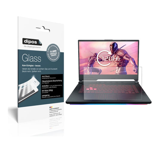 1x 9H Schutzfolie matt für Asus ROG Strix Scar III (1)
